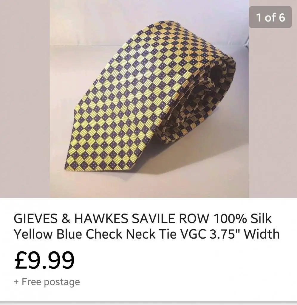 recent tie sales on ebay 4