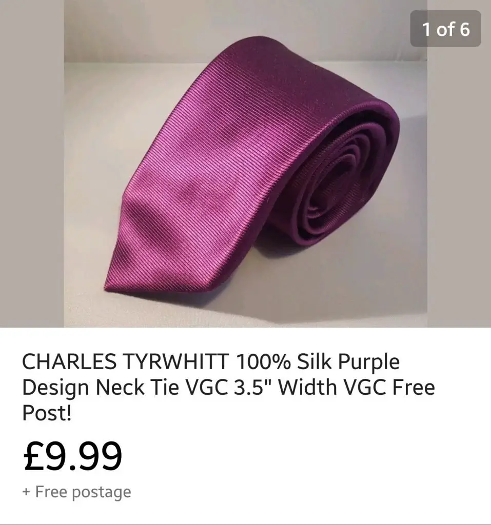 recent tie sales on ebay 5