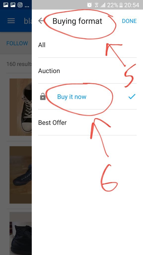 How to do completed listing search on ebay 4