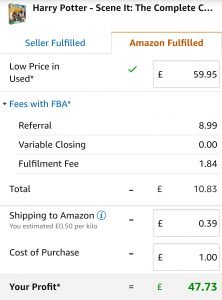 amazon fba fees