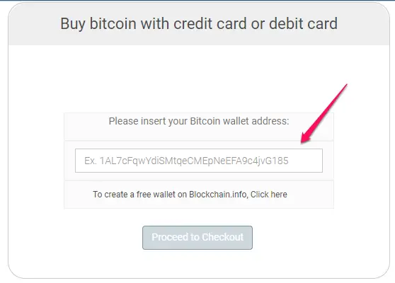 paste bitcoin wallet address