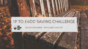 1p to £600 money saving challenge