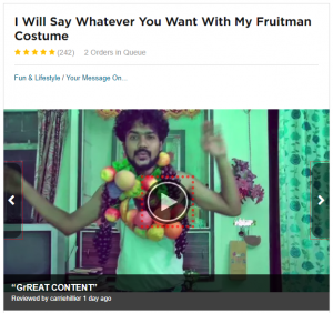 dancing fruitman
