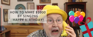 How to make money signing happy birthday