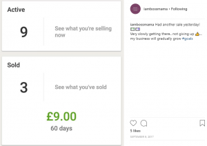 early reselling days