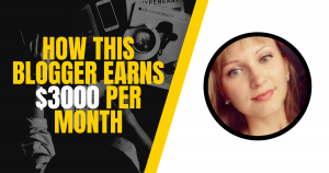 blogger earns 3K per month