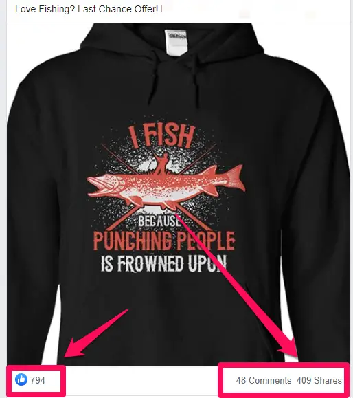 A hooded print on demand top with a fish on it