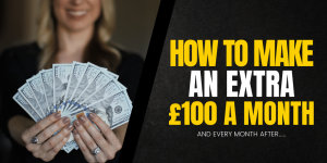 picture of woman holding cash