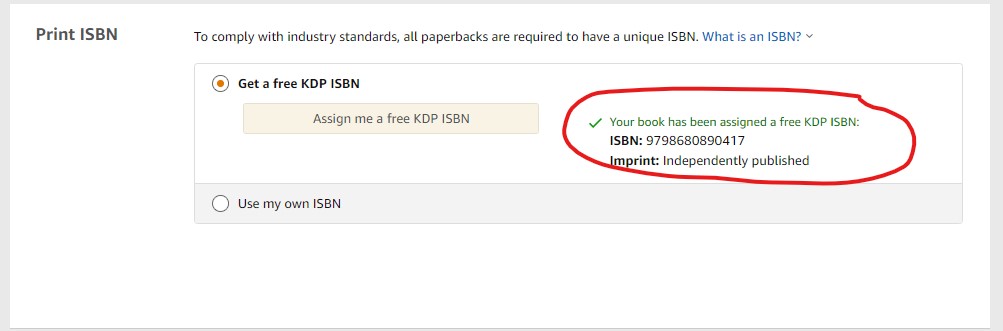 free isbn