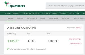 top cashback earnings