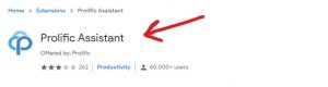 chrome extension for prolific