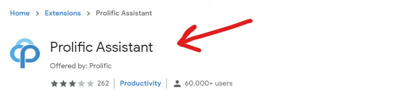 chrome extension for prolific