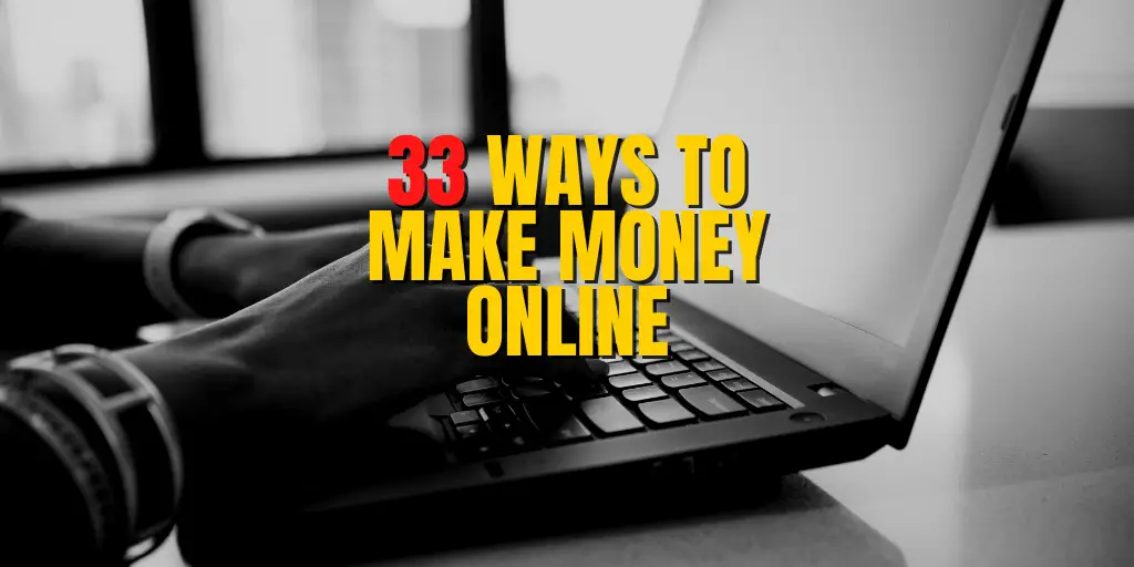 ways to make money online image